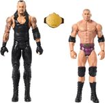 Mattel WWE Action Figure Battle Pack 2 Pack with WWE Championship Title Championship Showdown Roman Reigns vs John Cena, HLL78