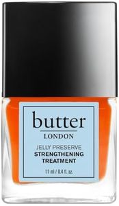 butter LONDON Nail Strengthener for Damaged Nails, Jelly Preserve (Orange Marmalade) - Orange Translucent Finish Nail Polish Strengthens, Nourishes & Rejuvenates Nail Beds & Roots - Nail Care Products