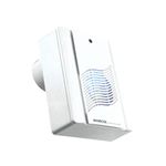 Manrose 4" CRCHTP Continuous Extractor Bathroom Fan Pull Cord, Humidity & Timer