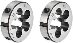 uxcell M14 X 1 Metric Round Die, Machine Thread Left Hand Threading Die, Alloy Tool Steel Screw Thread Cutting Die, 2pcs