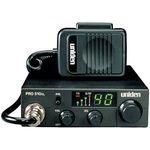 Uniden PRO510XL Pro Series 40-Channel CB Radio. Compact Design. Backlit LCD Display. Public Address. ANL Switch and 7 Watts of Audio Output. Unique PLL Circuit. S/RF LED Meter.