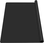 Extra Large Black Silicone Mat, Gartful Countertop Protector, 25.2 x 17.7 inches Silicone Sheet for Crafts Resin Jewelry Casting Mat Pad Nonstick Table Placemat