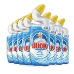 Duck Liquid Toilet Cleaner, Deep Action Gel , Marine, 750 ml, Pack of 8