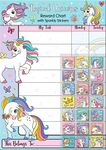 Paper Projects - Magical Unicorns 01.70.30.050 Reusable Chart with 56 Sparkly Reward Stickers, Pink, 30cm X 21cm