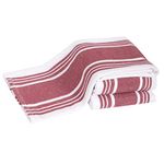All-Clad Dual-Purpose Kitchen Towels: Highly Absorbent - 100% Cotton, 17"x30" Dish Towels for Cleaning & Drying Dishes & Glassware, 3-Pack, Chili