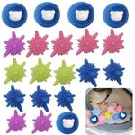 20Pack Washer Balls Laundry Balls Washing Ball, Clothes Anti-Winding Adsorption Cleaning Ball, Laundry Scrubbing Balls Reusable Hair Catcher Laundry Ball for Washing Machine