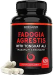 Fadogia Agrestis and Tongkat Ali Supplement Performance Blend - (120 Capsules) - [Maximum Strength] - Strength, Drive, Athletic Performance & Muscle Mass - Gluten Free, Non-GMO, Vegan Capsules