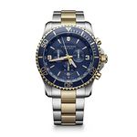 Victorinox Stainless Steel Maverick Analog Blue Dial Men Watch-241791, Multi-Color Band