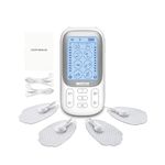 MEDITIVE 24 Modes Tens Unit Rechargeable Pain Relief Electric Pulse Impulse Body Massager Machine