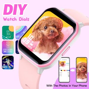 Kids Smart Watch – Pink Touchscreen GPS Tracker