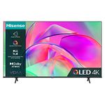 Hisense 55 Inch QLED Smart TV 55E77KQTUK - Quantum Dot Colour, 60Hz VRR, Dolby Vision, Bluetooth&HDMI, Share to TV, and Youtube, Freeview Play, Netflix and Disney+ (2023 Model)