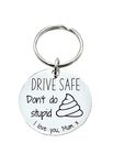 Drive Safe Personalised Keyring Keychain New Driver 18th Birthday