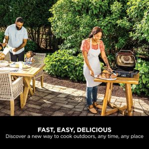 Ninja Woodfire Electric Grill, Red – Outdoor BBQ & Smoker