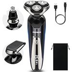 Electric Shavers Men Razors for Face Shaver Rechargeable Razor Cordless Mens Shaving Rotary Waterproof Wet Dry PRITECH