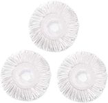 3 Pack Spin Mop Replacement Head for Hurrica, Libma, Mopnad, Cassabel and Other 360 Spin Mop Systems, Microfiber Spin Mop Refills