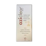 Aziclear serum with Azelaic Acid, Vitamin C, and Ferulic Acid for reducing pigmentation, scars, and signs of aging, 30ml