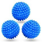 CASIZ 3 Pack Dryer Balls, Tumble Dryer Balls | Reusable, Energy Saving & Non-Melt | Soft Drying Balls for Tumble Dryer, Laundry Balls for Washing Machine, Rapid Dryer Ball, Washing Machine Balls