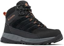 Columbia Men's Strata Trail Mid Waterproof, Black/Owl, 10