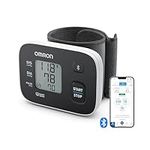 OMRON RS3 Intelli IT Automatic Wrist Blood Pressure Monitor for Home Use or on the Go – Clinically Validated, Blood Pressure Machine - Free Smartphone App Ios/Android, Cuff Wrap Guide and 30 Memories