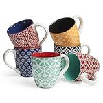 DOWAN Coffee Mugs Set of 6, 19 oz L