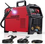 ARCCAPTAIN TIG Welder 200A, High Frequency 110v/220v Dual Voltage TIG/Stick/Arc 2 in 1 Welder LED Digital Display Welding Machine with 2T/4T Function and Tungsten Electrode