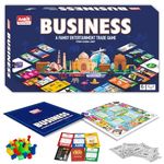 Ankit Toys & Games Business Board Game for Kids & Family Entertainment Indian Real Estate Strategic Trade and Property Management Basic Business Game for Ages 6+ (Board Size 38 * 38 Cm)