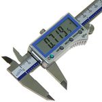 iGaging Digital Electronic Caliper Absolute Origin Smart Bluetooth Connectivity - IP54 Protection / Extreme Accuracy (12"/300mm)