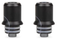 2 Pack of Zlide Drip Tip 510 Replacement Resin Drip Tip (Black) for Innokin Zlide Tank - Nicotine Free