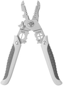 7 in 1 Multifunctional Wire Stripper, Stainless Steel Electrical Wire Cutter, Wire Winding and Cutting Wire Stripping, Cable Scissors, Wire Crimping Tool