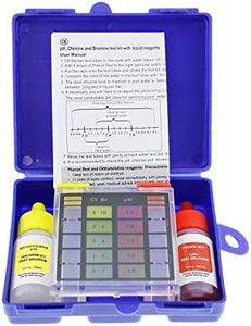 U.S. Pool Supply Standard 3-Way Swimming Pool & Spa Test Kit, Tests Water for pH, Chlorine and Bromine