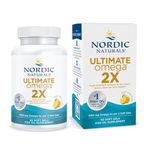 Nordic Naturals Ultimate Omega 2X | 2150 Mg Omega 3 Fish Oil Supplement EPA And DHA | For Optimum Wellness & Brain, Heart Health | Lemon Fish Oil For Men And Women | 60 Softgels