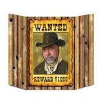 Beistle 57981 Western Wanted Poster Photo Prop, Paper, Multicolor