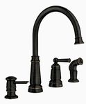 Moen 87042BRB Edison One-Handle High Arc Kitchen Faucet, Mediterranean Bronze