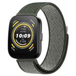 Meliya Band Compatible with Amazfit Bip 5 Band Women Men Women Men, 22mm Adjustable Soft Nylon Replacement Watch Strap for Amazfit Bip 5 Smart Watch (Army Green)