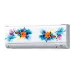 Wall Attraction Abstract Floral AC Sticker for Home air Conditioner Art Size - Standard AX08