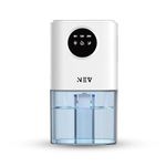 NEV Aeris Dehumidifier DH-01-1700 ml Tank | 350ml/day Moisture Removal | 7-Color Night Light Sleep Mode | 3 Timer Presets | Portable for Bedrooms, Bathrooms, and Offices
