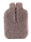 Shepherd of Sweden | Kerri Genuine Sheepskin Luxurious Hot Water Bottle Cover | Large W:22cm x H:34cm | Stone