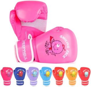 SAEEPABUL Boxing Gloves for Kids, Pink, 6oz