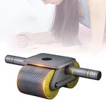 YAGVIZ AB Wheel Roller with Automatic Rebound Assistance and Resistance Springs - Ergonomic Handle - Perfect Home Gym Equipment for Men and Women