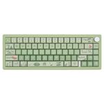 Cmokifuly Green Frog Cute Keycaps MDA Profile Keycaps,Custom PBT Keycaps for Mechanical Keyboard,Cute Keycaps with148 Keys Dye-Sub for ANSI&Extra Enter (Green)