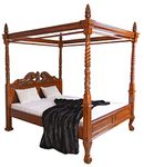 French Double Bed Canopy Bed Mahogany Palazzo Exclusive