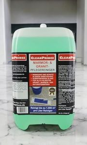 CleanPrince Marmor Granit Pflegereiniger 5 Liter Feinsteinzeug Naturstein Marmorreiniger Granitreiniger Granitpflege