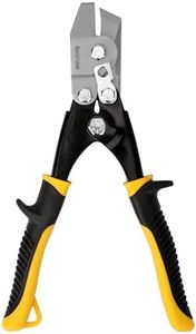 HURRICANE Sheet Metal V Notcher, HVAC Duct Hand Notcher Tool, for Ductwork, Roofing, and Sheet Metal, Cuts 30-Degree V Notch, with Safety Lock