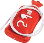 MABIS Reusable Hot Water Bottle, Enema and Douche Kit Helps to Alleviate Pain Associated with Constipation, Bloating, Aches and Pains, 2 Quart Capacity, 42-842-000, Red, One