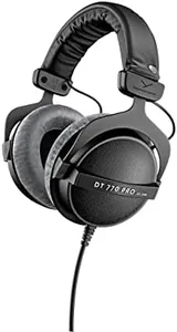 beyerdynamic DT 770 PRO 250 Ohm Over-Ear Studio Headphones in Black. Closed Construction, Wired for Studio use, Ideal for Mixing in The Studio