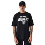 New Era Unisex NFL Script Oversize Tee Las Vegas Raiders - Black