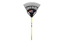 Spear & Jackson 4866PR Ergo wide plastic Leaf Rake, Black And Yellow