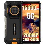 Ulefone Armor 26 Ultra 5G Two-way Satellite Rugged Smartphone, 24GB+512GB, 120W Fast 50W Wireless Charge, 120Hz 6.78" Corning Gorilla Glass, Android 13, 50MP Triple+64MP, 4G 3-Card Slot Phones Black