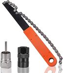 MMOBIEL Professional Sprocket Remover Bike Chain Whip & Freewheel Removal Tool for 7-12 Speed Chains Incl. Bottom Bracket Cassette Removal Tool