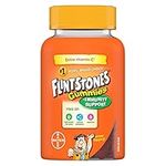 FLINTSTONES Kids Multivitamin Gummies Plus Immunity Support- Multivitamins for Kids, Kids Multivitamin Gummy With Zinc and Extra Vitamin C‡, Free of Artificial Sweeteners, Free of Aspartame, Free of Synthetic FD&C Dyes, 60 Gummies